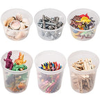 DuraHome Deli Containers with Lids for Food Storage Leakproof - 60 Sets BPA-Free Plastic Microwaveable Clear Food Storage Container Premium Quality, Freezer & Dishwasher Safe (16 oz & 32 oz - Bulk) - size: 16 oz. & 32 oz. (60 Sets)