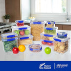 Sistema KLIP IT Large 5L Food Storage Container, Airtight & Stackable, Dishwasher, Freezer, & Microwave-Safe, BPA-Free - size: 5 L (Single)