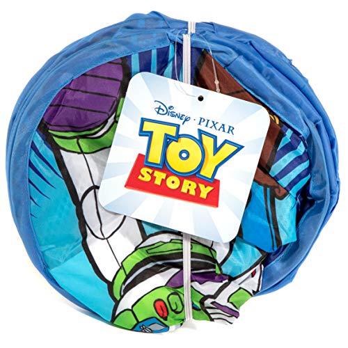 Jay Franco Disney Pixar Toy Story Pop Up Hamper - Mesh Laundry Basket/Bag with Durable Handles - Features Woody, Buzz Lightyear & Forky (Official Disney Product) - color: Toy Story