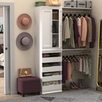 ClosetMaid Modular Storage Shelf Unit with 3 Shelves, White - color: White