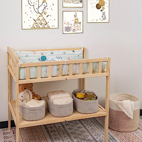 CubesLand Small Storage Baskets for Shelf,Cube Organizer Basket Bin,Woven Baskets for Shelves,Soft Toys Storage Basket,Baby Nursery Basket Bin,Home Decor 12 x 8 x 5.11 inches Light Brown - color: Light Brown, size: 2pcs-Small Basket
