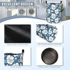 Starry Sky Sunflower Field Laundry Basket with Handles, 19.7"x15.7" Clothes Foldable Laundry Hamper Organizer for Dorm Nursery Bedroom Bathroom Decor, Toy Storage Bin for Kids - style: Sunflower33
