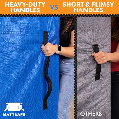 Nordic Elk Mattress Bags for Moving and Storage (King) Heavy Duty Moving Supplies, 8 Sturdy Handles, Strong Zipper, Mattress Cover Bed Bags, Storage Cover Essentials Packing Protector - size: King