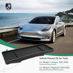YHTAUTO Behind Screen Storage Tray for Tesla Model Y Juniper 2025 2026 (Premium & Performance), Tesla Model 3 Highland 2024 2025 2026, Screen Storage Box Non-Slip Sunglass Holder Interior Accessories - style: 1PC Screen Storage Tray