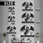 Custom Dragon Design Metal Wall Key Holder, Adhesive Key Rack Hook Organizer for Living Room Bedroom - color: 08 Dragon