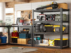 REIBII 40" W Storage Shelves 2000LBS Adjustable Garage Shelving Metal Heavy Duty 4 Tier Garage Shelves 60" H Metal Shelves for Closet Pantry Kitchen Warehouse 40" W × 20''D × 60''H - size: 20"D x 40"W x 60"H