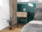 COZAYH Fully-Assembled Modern Farmhouse Clean-Lined Nightstand, End Table with 1 Drawer, Black - color: Black, style: 1 Drawer/1 pack