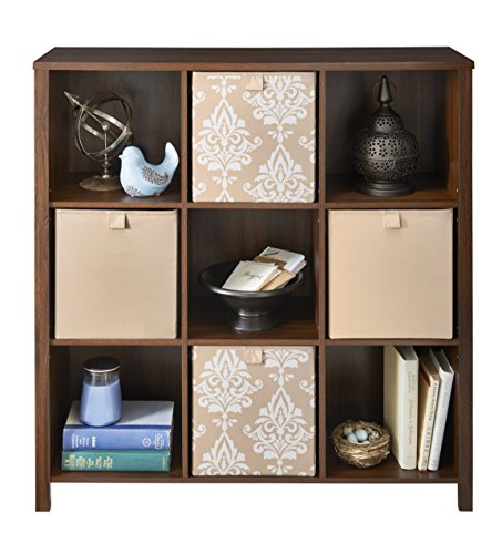 ClosetMaid 16057 Premium Adjustable 9-Cube Organizer, Dark Chestnut - color: Dark Chestnut, size: 9-Cube