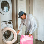 Collapsible Pop Up Laundry Hamper, Extra Large Mesh Foldable Laundry Basket, 28" x 16" x 16"(Pink) - color: 1P Pink