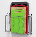 Simple Houseware Over Cabinet Door Organizer, Silver - size: 1 Pack