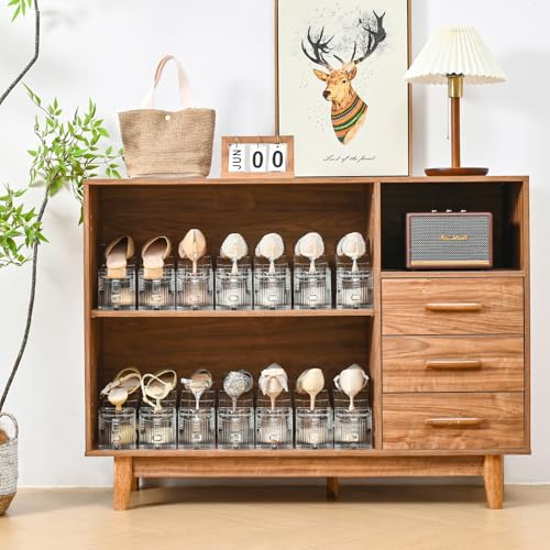 Shoe Slots Organizer，15Pack Shoe Stackers for a Pair of Shoes,Adjustable Shoe Rack with Three Levels，Shoe Storage Shoe Space Saver - size: 15pack