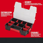 CRAFTSMAN 10-Compartment Small Tool Storage Organizer, Plastic (CMST14021) (Pack of 6) - size: 1 Count (Pack of 6), style: Small Organizer