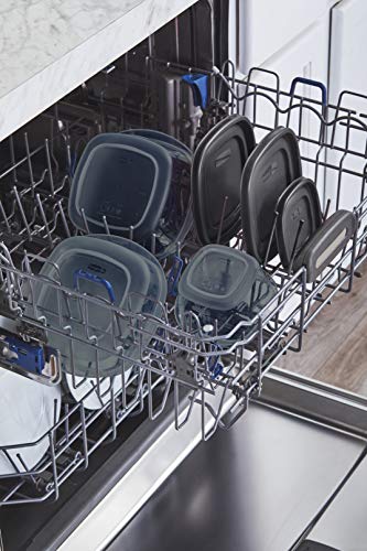 Rubbermaid EasyFindLids Food Storage Containers with SilverShield Antimicrobial Protection, 42-Piece Set, BPA-Free, Grey - color: Gray, size: Assorted Sizes (42-Piece)