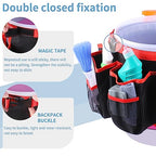 Bucket Cleaning Tool Organizer,Wash Tool Caddy 5-Gallon Organizer,5 Gallon Bucket Holder Cleaning Supplies for Housekeeping