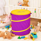 NARMAY Toy Barrel Pop-Up Toy Storage Bin, Large Collapsible Toy Bucket with Handles for Kids, All-in-One Toy Organizer for Boys and Girls - 20 x 23 Inch - size: 20 x 23 Inch