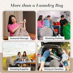 Nylon XL Laundry Bag - Locking Drawstring Closure, Machine Washable, These Large Bags Will Fit a Laundry Basket and Strong Enough to Carry up to Two Loads of Clothes (Leopard | 30" x 40") - color: Leopard, size: 30" x 40"