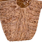 Household Essentials ML-4002 Tall Water Hyacinth Wicker Basket with Handles | Natural, Brown, Natural - color: Natural Hyacinth