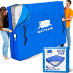 Nordic Elk Mattress Bags for Moving and Storage (King) Heavy Duty Moving Supplies, 8 Sturdy Handles, Strong Zipper, Mattress Cover Bed Bags, Storage Cover Essentials Packing Protector - size: King