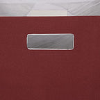 DII Collapsible Polyester Storage Cube, Solid, Lightweight and Durable, Small Square, 11x11x11, Barn Red - color: Barn Red, size: Small Square, 11x11x11"