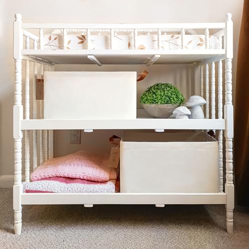 CHICVITA Closet Storage Bins Storage Baskets for Shelves, Baskets for Organizing, Closet Organizers and Storage, Cube Storage Bins, 16 ¾" L x 11" W x 9 ¾" H, Beige, 4-Pack - color: Beige 4-Pack, size: 16 ¾" L x 11" W x 9 ¾" H