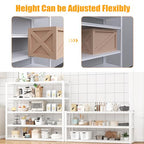Himimi Garage Shelving 3500 LBS Garage Shelves Heavy Duty 72" H Standing Shelf Units, 5-Tier Adjustable Metal Shelving for Industrial Basement Warehouse, 48" W x 24" D x 72" H, White - color: White, size: 72"H x48"W x24"D