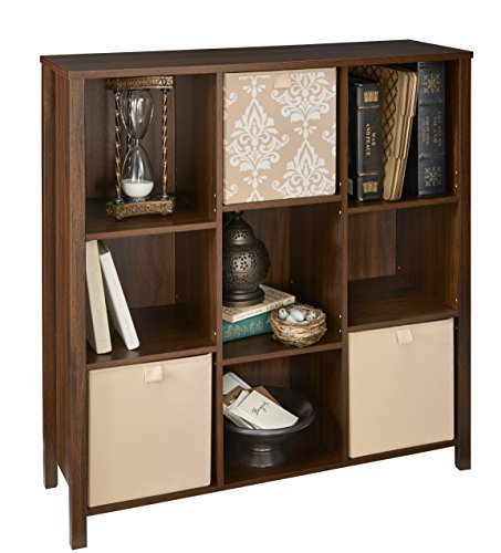 ClosetMaid 16057 Premium Adjustable 9-Cube Organizer, Dark Chestnut - color: Dark Chestnut, size: 9-Cube