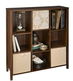 ClosetMaid 16057 Premium Adjustable 9-Cube Organizer, Dark Chestnut - color: Dark Chestnut, size: 9-Cube