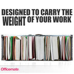 Officemate Plastic Hanging File Folder Frame, 18 Inch, Letter and Legal Size. 1 Set (91961), Black and Gray - size: 18 Inch