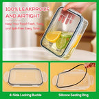 62PCS Thicker Food Storage Containers with Lids Airtight Leakproof, BPA Free Plastic Kitchen Food Storage Containers, Stackable Reusable Meal Prep Food Containers with Lids, Freezer Microwave Safe - size: 476oz-31 Pack