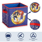 Sonic the Hedgehog Set of 2 Durable Storage Cubes with Handles, 10"x10"x10" Cubes - color: Sonic