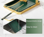 Lid Stand Lid Organizer Pot Lid Rack Holder for Utensils in Kitchen Cabinet Spatula Rack,Cutting Boards,Spoon Storage Gold - style: Horizontal