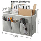2-Pack Wall Hanging Storage Bag, Over the Door Organizer with Large Mesh Pockets, Hanging Wall Basket Storage for Pantry, Bedroom, Bathroom, Heavy Duty Wall Mounted Storage for Dorm,Closet (Grey)