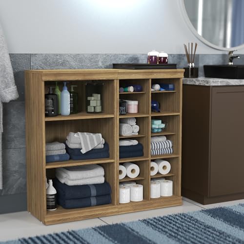 ClosetMaid Modular Storage Stackable 3-Shelf Unit, Sand - color: Sand