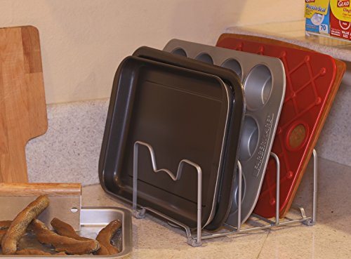 Simple Houseware Kitchen Houseware Organizer Pantry Rack, Silver - color: silver