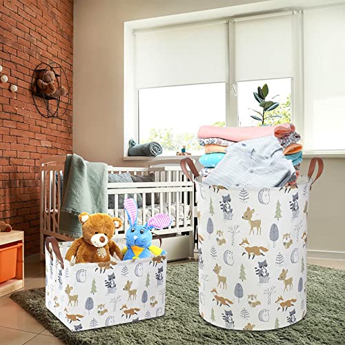 NTAOHAMPER Rectangular Storage Basket, Books Box, Gift Basket, Room Decor(Animal) - color: Animal