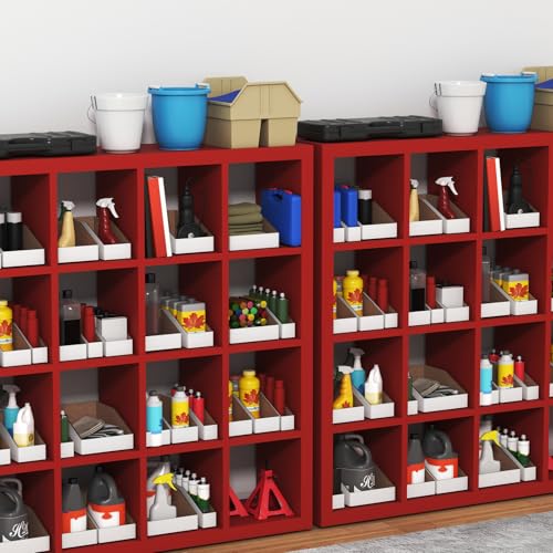 ZBEIVAN Cardboard Storage Bins Boxes 35 Packs 12x4x4.5 Inches, Easy Assembly Pantry Organizer Bins for Shelf, White - color: White, size: 12x4x4.5 inch