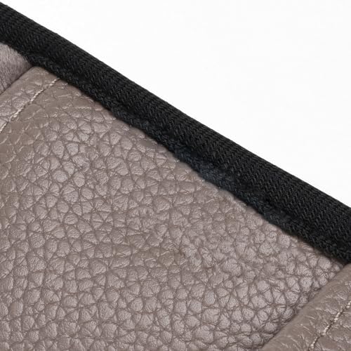 Wanty Velvet Sofa Couch Chair Armrest Soft Caddy Organizer Holder for Remote Control, Cell Phone, Book, Pencil (Brown) - color: Brown