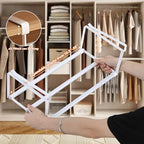 2 Pcs Expandable Shoe Rack Organizer for Closet,Adjustable Hanging Shoe Rack & Under Cabinet Shelf Under Shelf Storage for Shoes or Clothing Storage and Organization Save Space