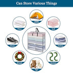 95L Under Bed Storage Bag, 2-Pack Under Bed Storage Containers, Clear Storage Bags for Clothes Quilt Pillow Wreath Blanket Storage or Closet Organizer Home Storage - style: 2-Pack