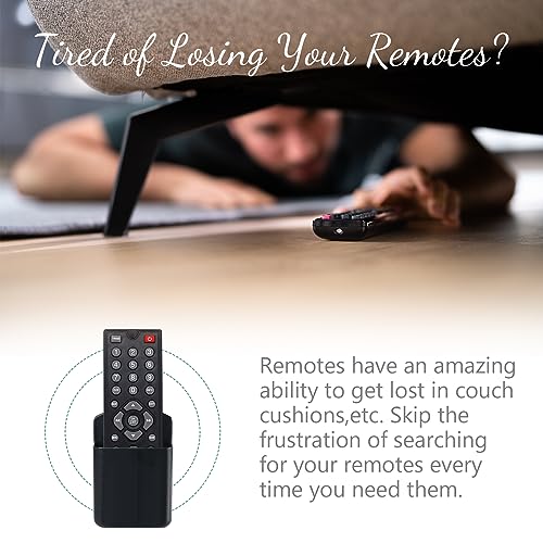 6 Pcs Remote Control Holder Wall Mount, TV Remote Controller Holder - Self Adhesive Marker Holder Wall Mount Pen Holder Storage Organizer for Home Office School (Black) - color: black-6pcs