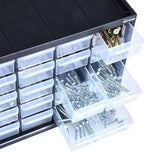 CRAFTSMAN Storage Organizer, 30 Small Drawer Modular Storage System, Easily Stackable, Plastic, Black, White (CMST40730) - size: 30, style: 30 Bins