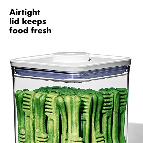 OXO Good Grips Pet POP Container – 2.8 Qt/2.6 L |Ideal for up to 3lbs of Dog Food or 2lbs of Cat Food | Airtight Dog and Cat Food Storage Container | BPA Free - size: Pet POP 2.8 Qt