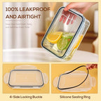 50 PCS Thicker Food Storage Containers with Lids, Clear Stackable Airtight Leakproof Reusable Plastic Meal Prep Container Set for Kitchen Storage/ Lunch, Fridge/ Microwave Safe with Labels&Pen - size: 405oz-25 Pack