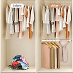 STORAGE MANIAC Adjustable Closet Rod Extender - Heavy Duty Space-Saving Clothes Hanging Bar, 1 Pack White - style: 1 Pack White