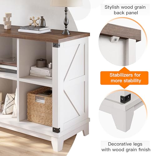 EnHomee 6 Cube Storage Organizer and Shelf, Cube Storage Shelf,White Bookshelf with Storage for Bedroom and Home Office - color: White, size: 6 cube