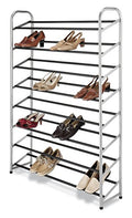 Whitmor 8 Tier Shoe Tower - 40 Pair - with Non-Slip Racks - size: 8-Tier