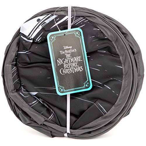 Jay Franco Disney Nightmare Before Christmas Jack & Sally Pop Up Hamper - Mesh Laundry Basket/Bag with Durable Handles (Official Disney Product) - color: Nightmare Before Christmas