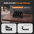 Foam Pistol Rack for Gun Safe Pistol Holder for Storage, Gun Cabinet Accessories for Pistols Revolvers, Fits Most Handguns - size: 4 Slots