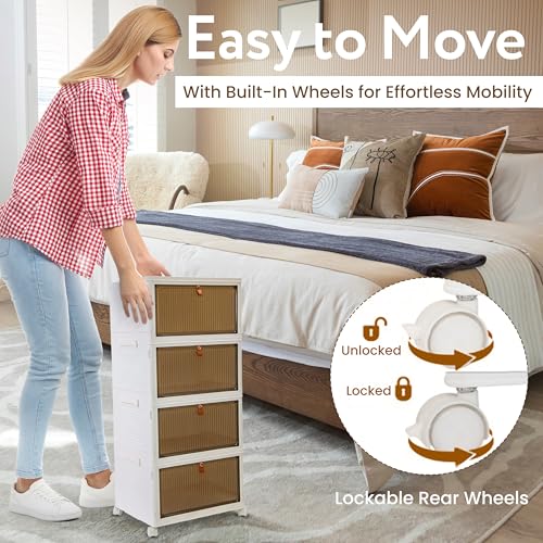 Quik Box Sport 6 Gallon 4 tier Stackable Storage Bins with Magnetic Door, Collapsible Organizer Foldable Container, for Bedroom Living Room Neat, Tidy Dorms and Organized Homes, Boxes