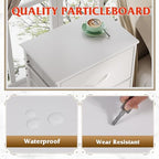 WLIVE Dresser with 4 Drawers, Storage Tower, Organizer Unit, Fabric Dresser for Bedroom, Hallway, Entryway, Closets, Sturdy Steel Frame, Wood Top, Easy Pull Handle, White - color: White